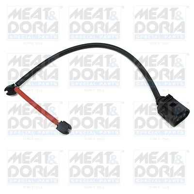 Warning Contact, brake pad wear